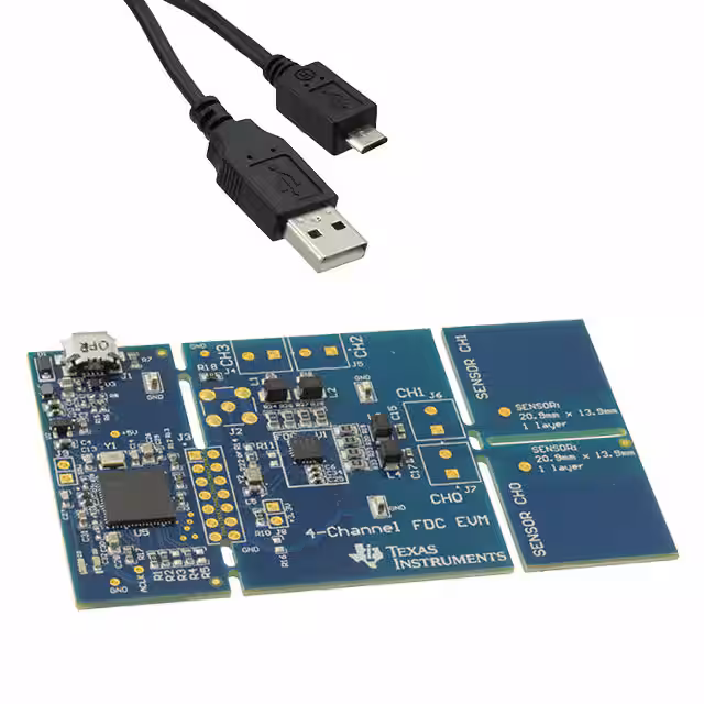 FDC2114EVM Texas Instruments  Cartes et kits d'évaluation et de démonstration